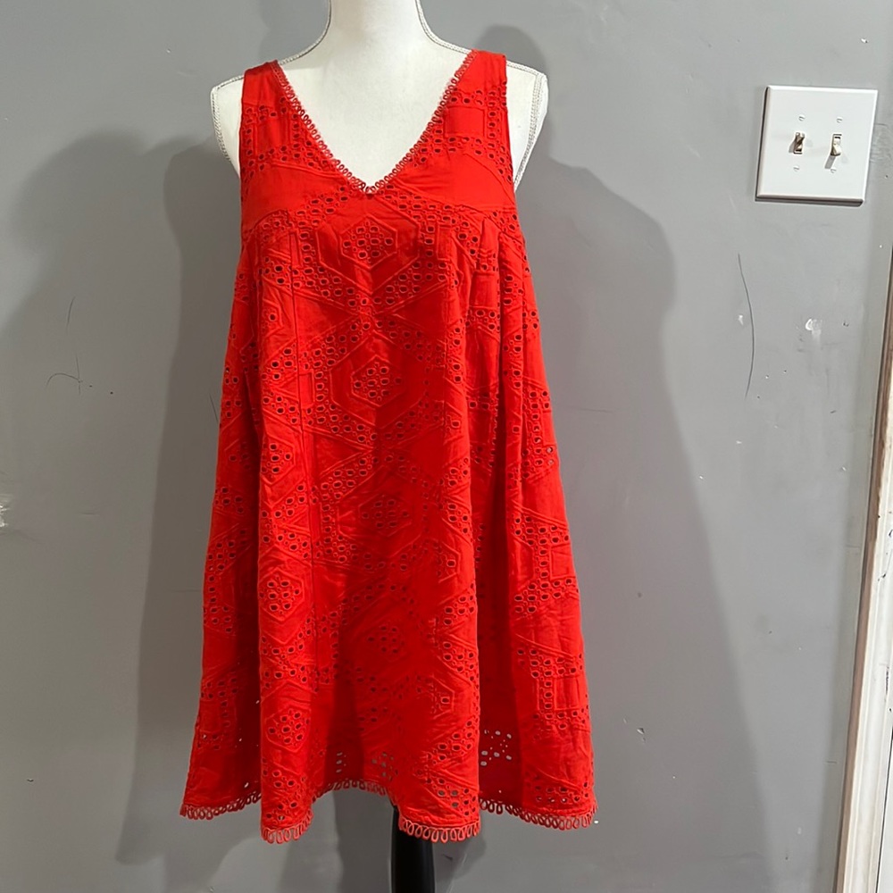 Maeve/Anthropology Eyelit Dress w/pockets